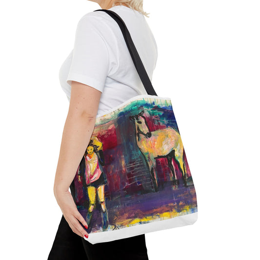 Artistic Horse Tote Bag - Be