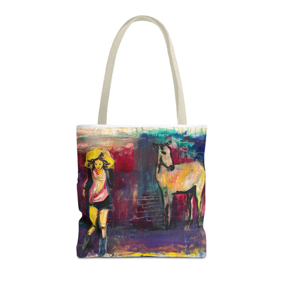 Artistic Horse Tote Bag - Be
