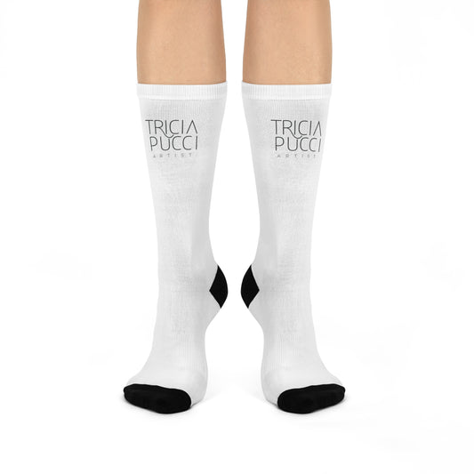 Giclee Art Prints Cushioned Crew Socks