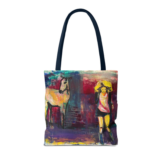 Artistic Horse Tote Bag - Be