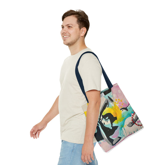 Vibrant Art Tote Bag - Vantage Point