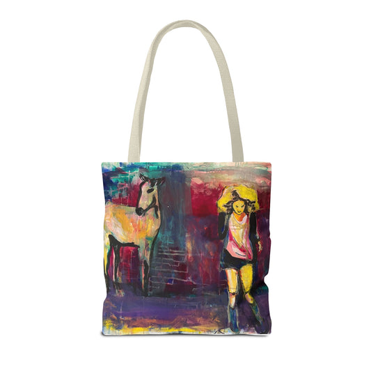 Artistic Horse Tote Bag - Be