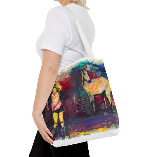 Artistic Horse Tote Bag - Be