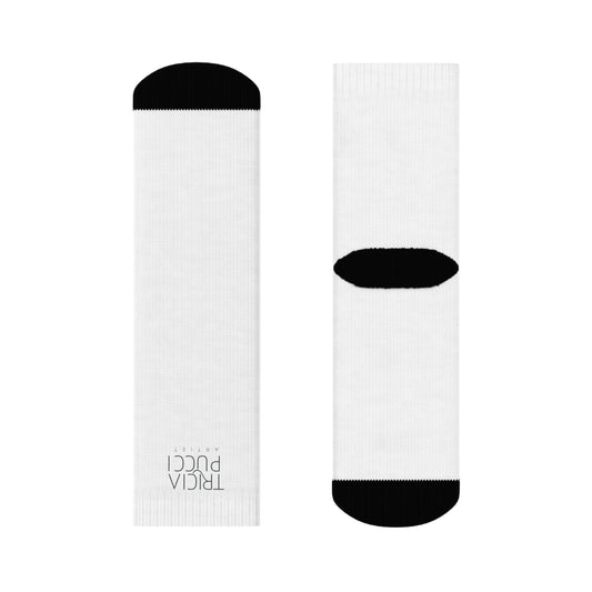 Giclee Art Prints Crew Socks