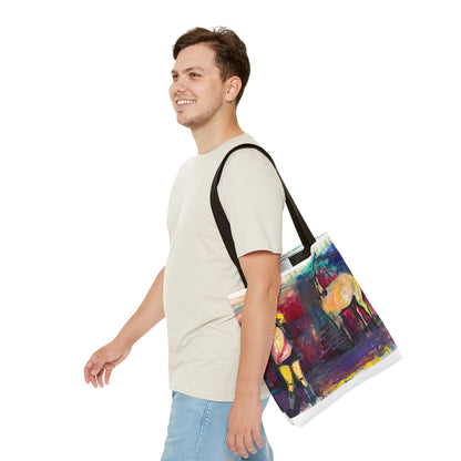 Artistic Horse Tote Bag - Be
